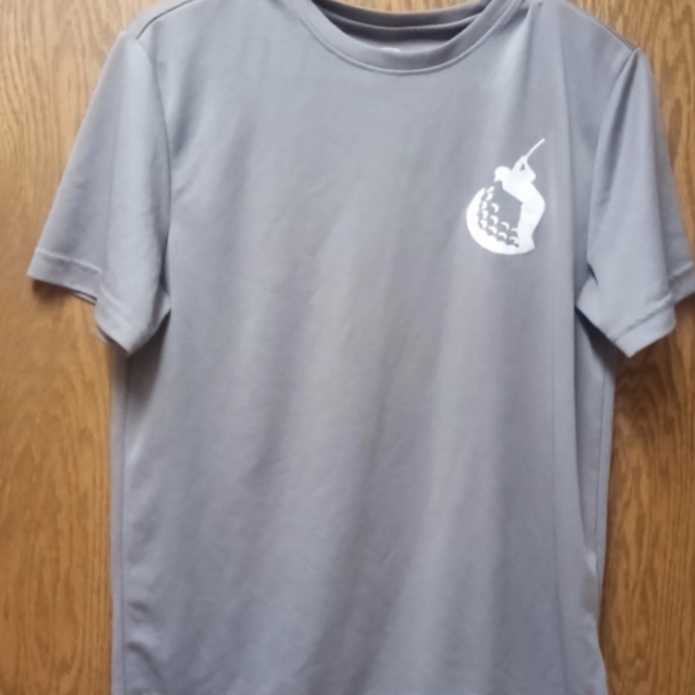 Athletic Works Gray Tee with White Logo